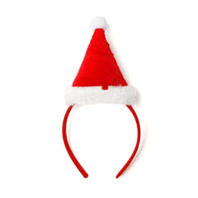 将图片加载到图库查看器，girls red santa headband
