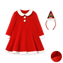 将图片加载到图库查看器，girls red christmas dress
