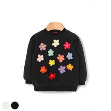 将图片加载到图库查看器，girls black knit sweatshirt
