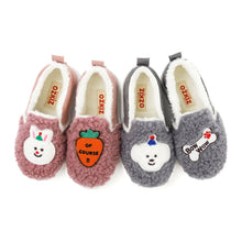 将图片加载到图库查看器，kids fur slip-on shoes
