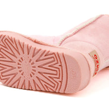将图片加载到图库查看器，girls pink winter fur boots
