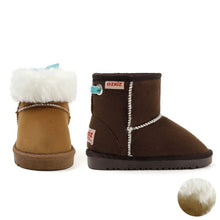 将图片加载到图库查看器，kids winter fur boots
