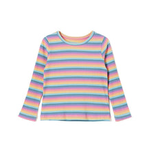 将图片加载到图库查看器，girls rainbow pastel t-shirt
