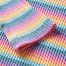 将图片加载到图库查看器，girls rainbow pastel t-shirt
