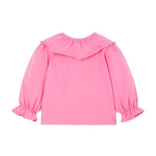 将图片加载到图库查看器，girls pink cardigan
