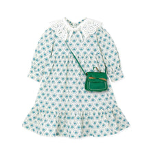 将图片加载到图库查看器，girls blue heart dress
