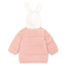 将图片加载到图库查看器，girls bunny winter jacket
