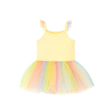 将图片加载到图库查看器，girls yellow ballet dress
