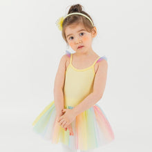 将图片加载到图库查看器，girls yellow ballet dress

