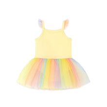 将图片加载到图库查看器，girls yellow ballet dress
