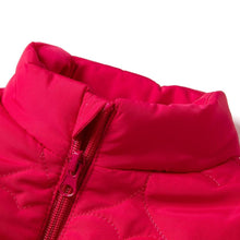 将图片加载到图库查看器，girls pink padded jacket
