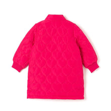将图片加载到图库查看器，girls pink padded jacket
