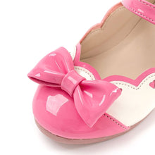 将图片加载到图库查看器，girls pink white mary jane shoes
