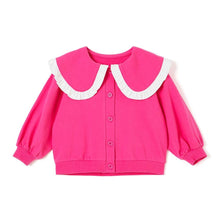 将图片加载到图库查看器，girls pink top
