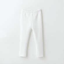 将图片加载到图库查看器，kids white fleece leggings
