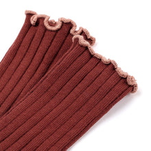 将图片加载到图库查看器，kids wine colored socks
