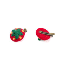 将图片加载到图库查看器，girls fruit hairpin
