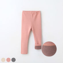 将图片加载到图库查看器，kids pink fleece leggings
