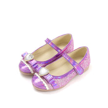 将图片加载到图库查看器，girls purple glitter mary jane shoes
