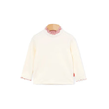 Load image into Gallery viewer, girls ivory frilled t-shirt
