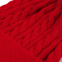 将图片加载到图库查看器，kids red knit hat
