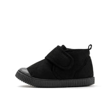 将图片加载到图库查看器，kids black fur boots
