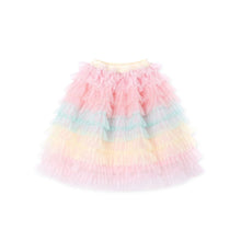 将图片加载到图库查看器，girls rainbow tulle skirt
