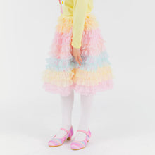 将图片加载到图库查看器，girls rainbow tulle skirt

