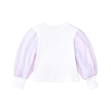 将图片加载到图库查看器，girls white ribbed t-shirt
