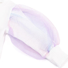 将图片加载到图库查看器，girls white ribbed t-shirt
