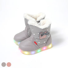 将图片加载到图库查看器，girls grey led padded boots
