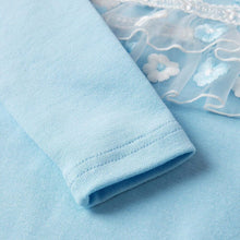 将图片加载到图库查看器，girls blue t-shirt
