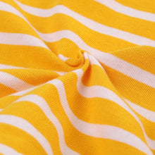 将图片加载到图库查看器，girls yellow striped t-shirt

