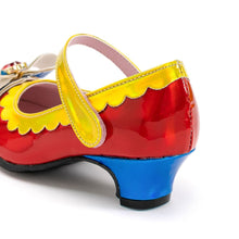 将图片加载到图库查看器，girls snow white mary jane shoes
