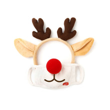 将图片加载到图库查看器，'Soft Rudolph' Mask and Headband Set
