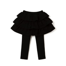 将图片加载到图库查看器，girls black skirt leggings
