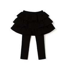 将图片加载到图库查看器，girls black skirt leggings
