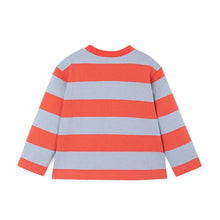将图片加载到图库查看器，kids red striped t-shirt
