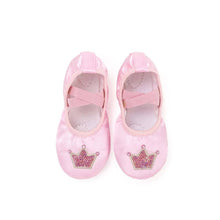 将图片加载到图库查看器，girls pink ballet shoes
