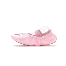 将图片加载到图库查看器，girls pink ballet shoes
