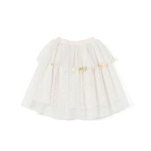 将图片加载到图库查看器，girls ivory tulle skirt
