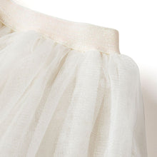 将图片加载到图库查看器，girls ivory tulle skirt
