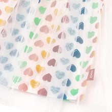 将图片加载到图库查看器，girls rainbow heart tulle dress

