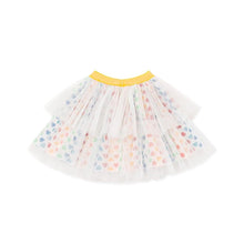 将图片加载到图库查看器，girls rainbow heart tulle skirt
