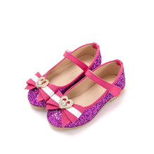 将图片加载到图库查看器，girls pink purple glitter mary jane shoes

