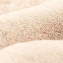 将图片加载到图库查看器，girls beige fleece vest
