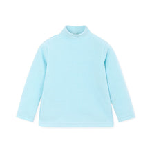 将图片加载到图库查看器，kids sky blue warm fleece t-shirt

