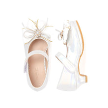 将图片加载到图库查看器，girls silver mary jane shoes
