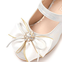 将图片加载到图库查看器，girls silver mary jane shoes
