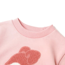 将图片加载到图库查看器，girls pink fleece sweatshirt
